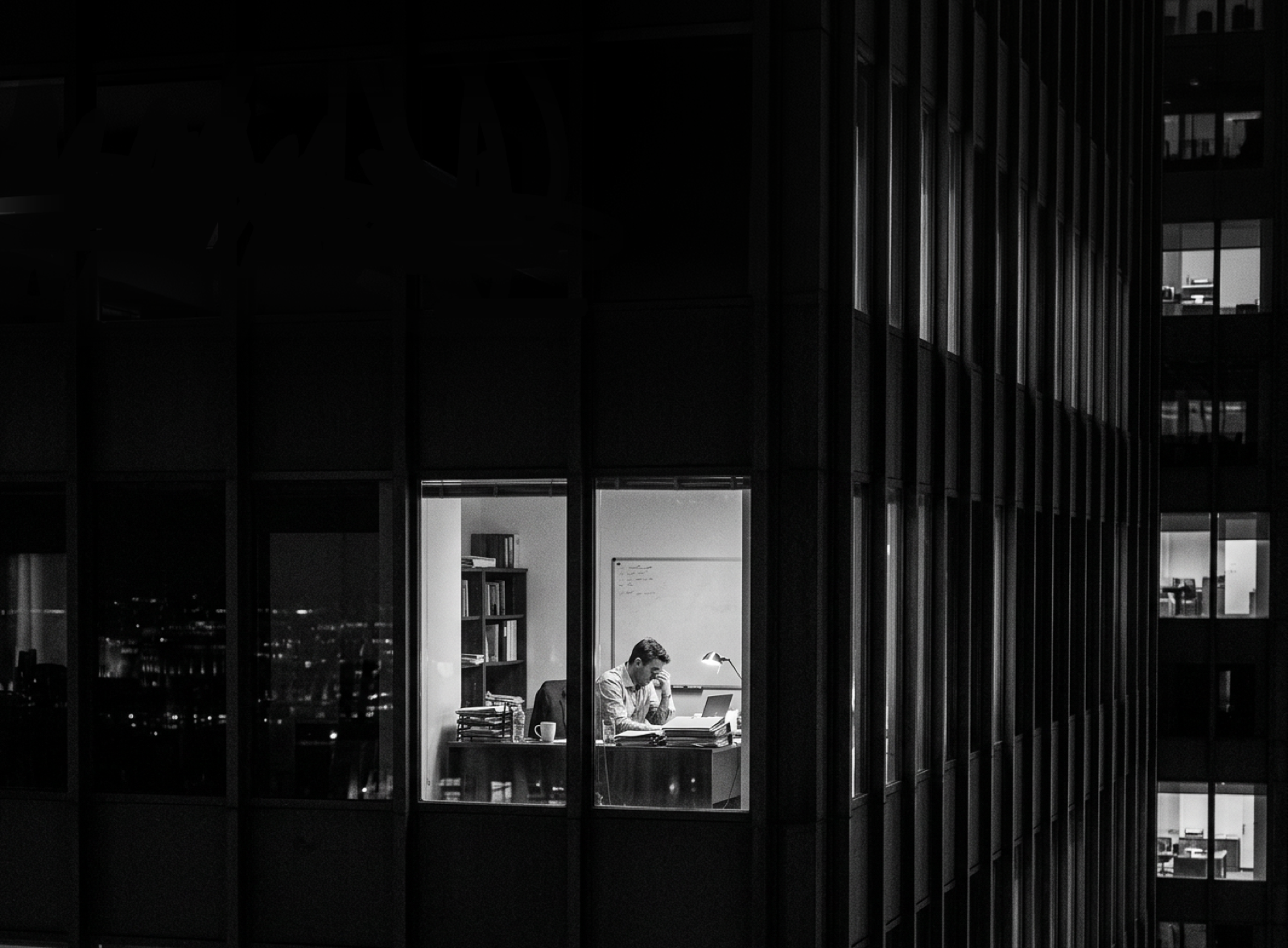 Working late